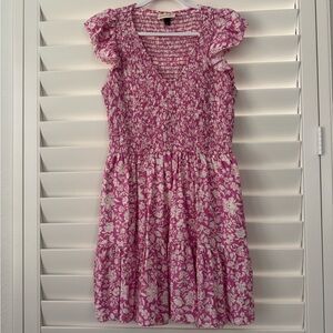 NWOT Universal Thread Fuchsia Smocked Dress